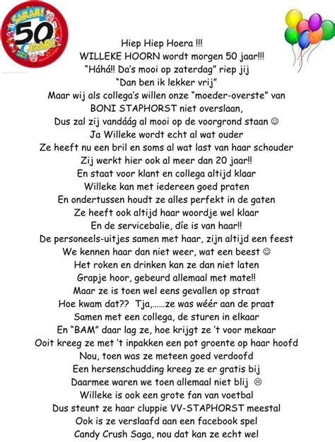 gedicht man 50 jaar|Vijftig en geweldig: 50 inspirerende spreuken voor een。